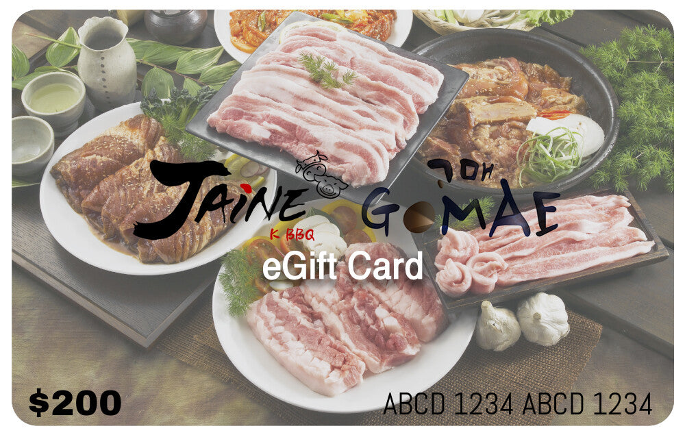Jaine & Gomae Gift Card