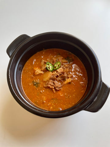 (HMR) FULLY COOKED BRISKET DOENJANG STEW / (HMR) 완조리 차돌박이 된장찌개